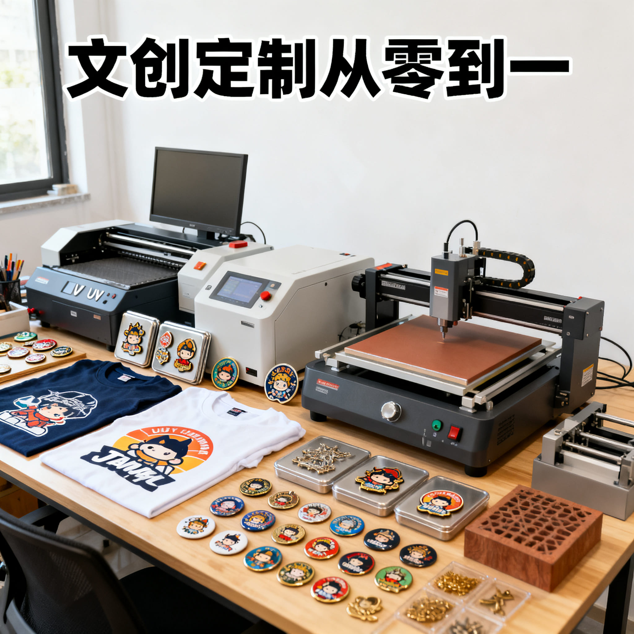 从零到一学文创定制：设备选型、制作流程与创业落地指南