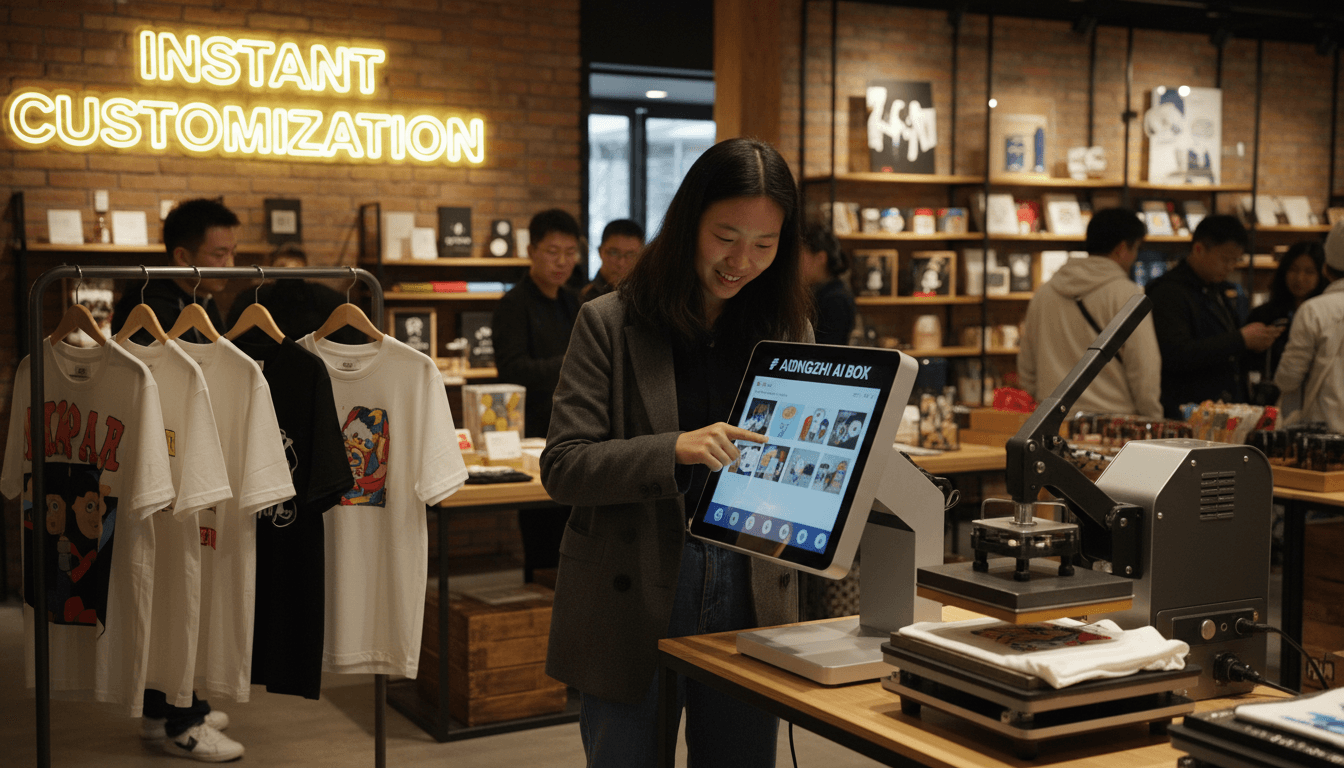 文创店如何引入AI定制设备？现场制作流程与客户体验升级指南