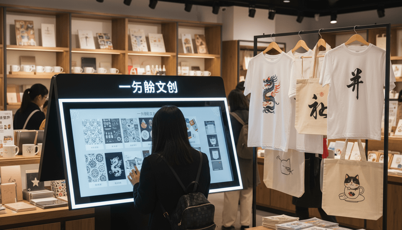 爱定智发布文创店现场定制解决方案，助力实体店实现“一分钟文创”
