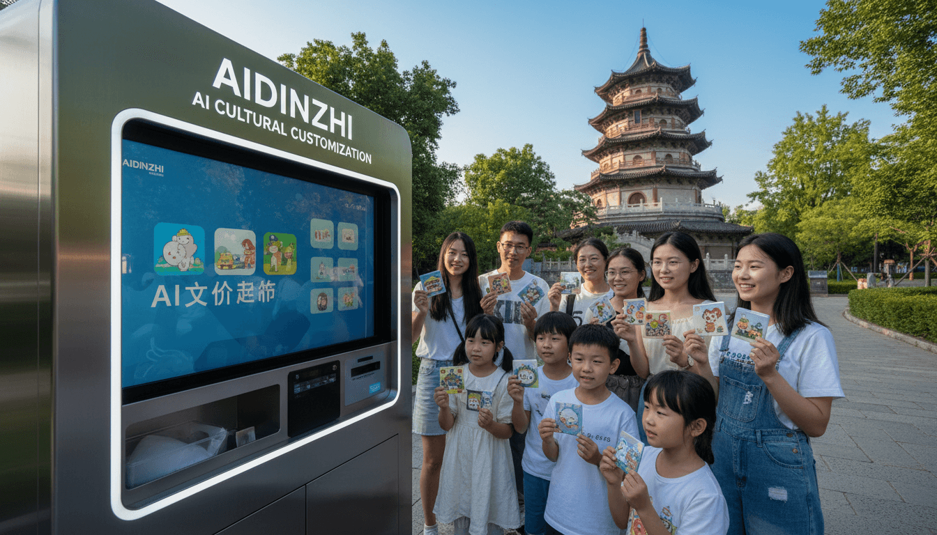 爱定智AI文创定制设备亮相多个景区，助力文旅二消升级