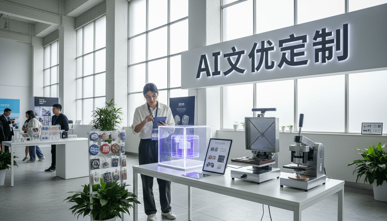 爱定智AI文创定制方案亮相广西新媒体中心，助力景区文创数字化转型