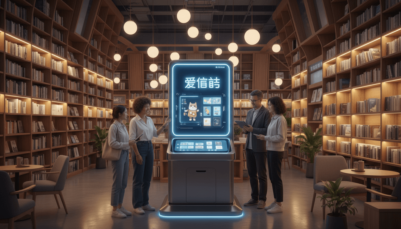 爱定智AI文创设备入驻多家书店，开启阅读+定制新体验