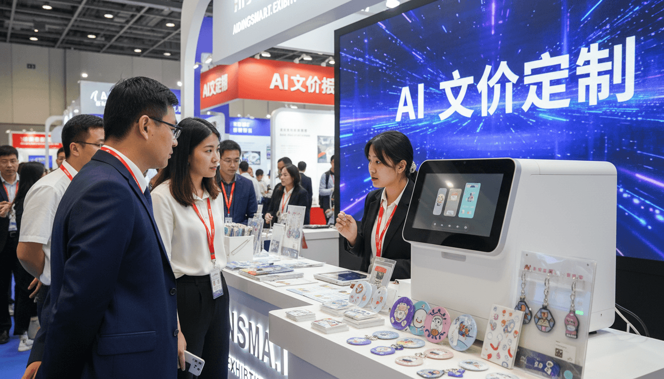 爱定智AI文创定制方案亮相教育装备展，助力培训机构打造特色课程