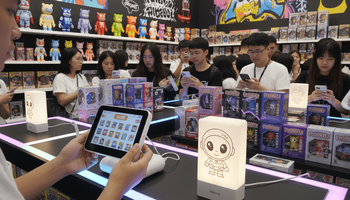 爱定智助力潮玩店文创小夜灯定制，开启摆摊新模式
