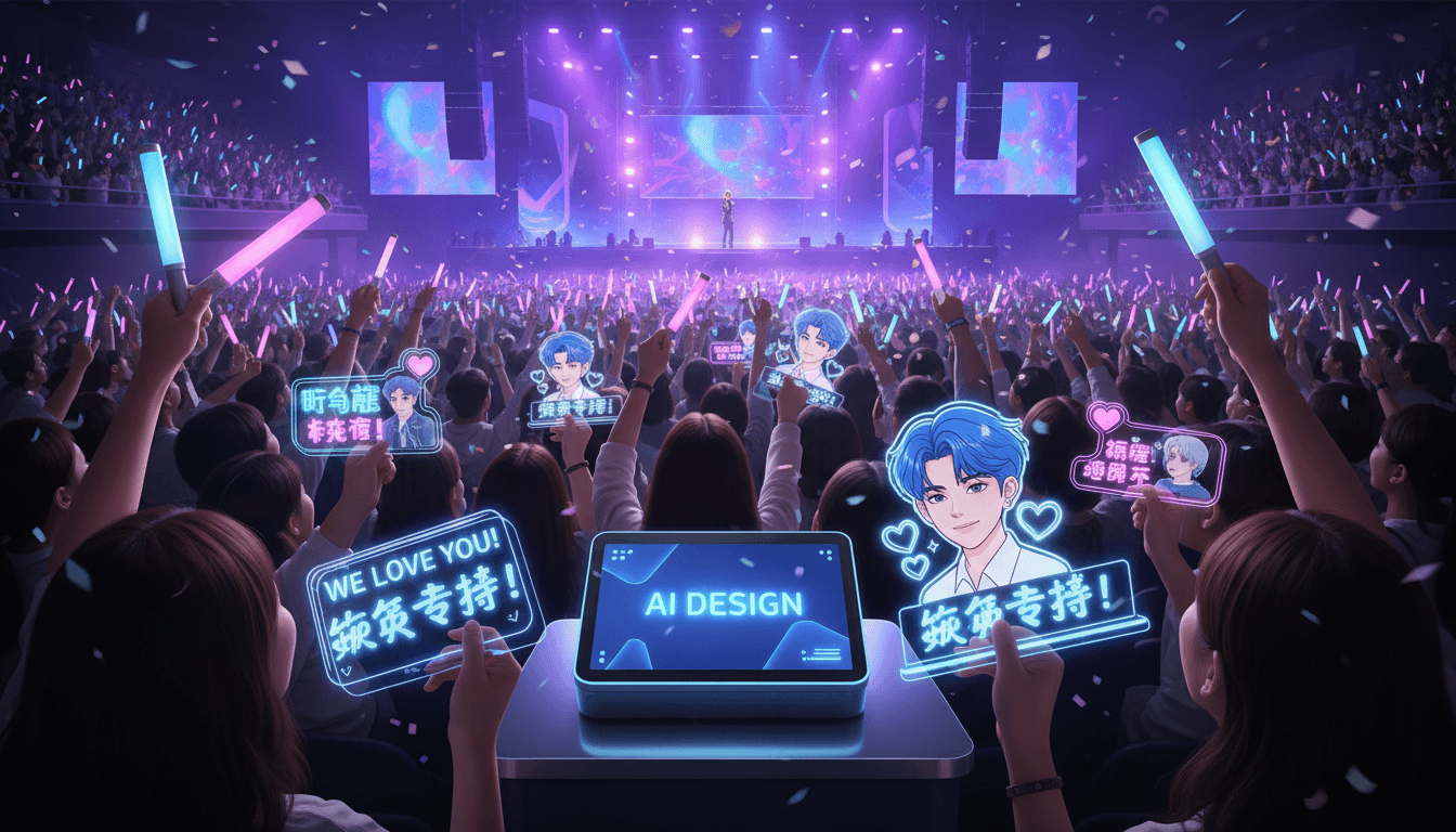 爱定智AI文创设备助力演唱会应援经济升级