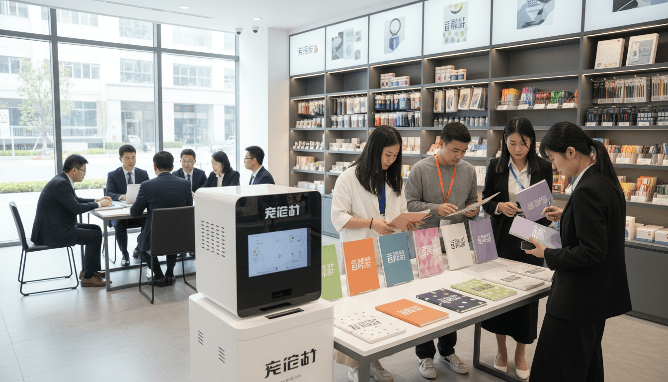 某文具店（爱定智合作客户）