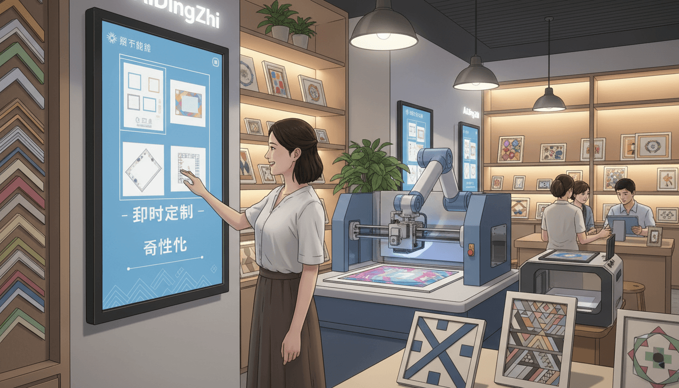 爱定智推出小相框即时定制服务，现场制作个性化回忆