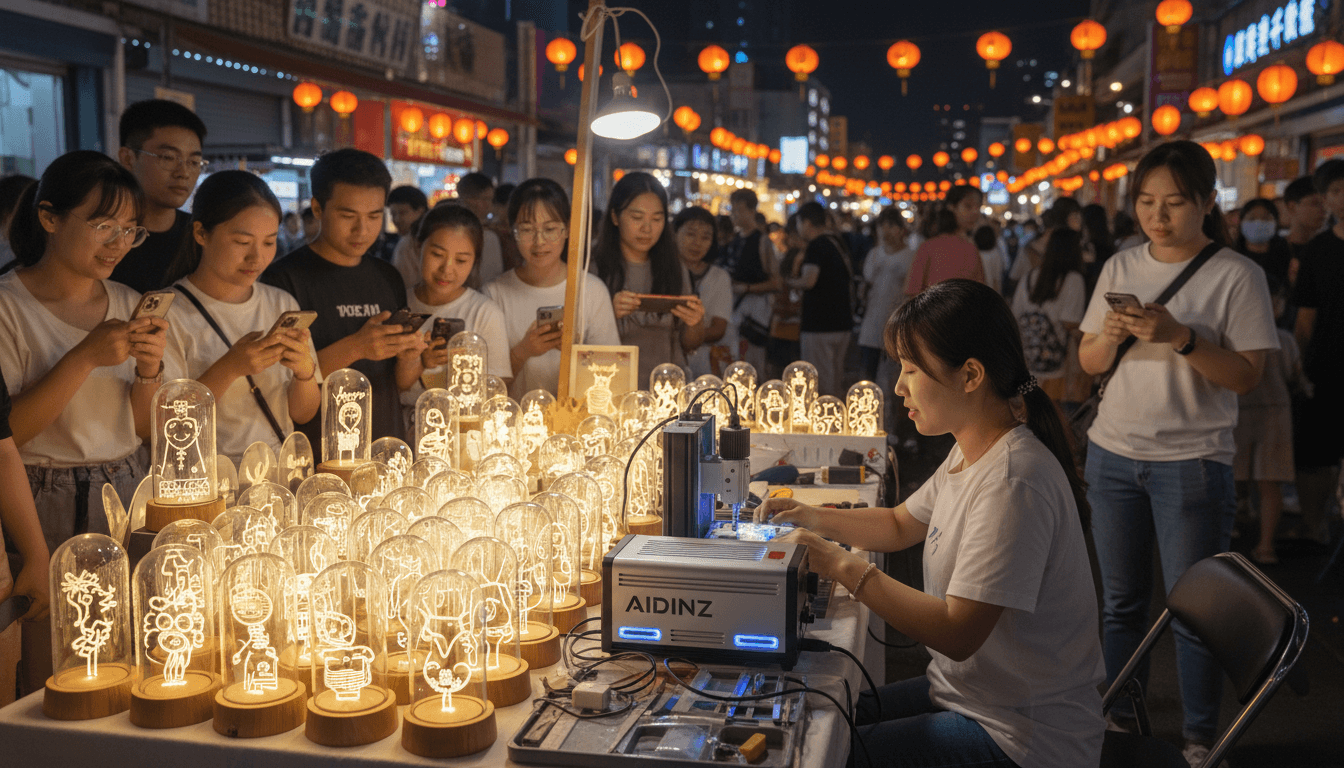 小夜灯摆摊定制全攻略:这些场景最赚钱