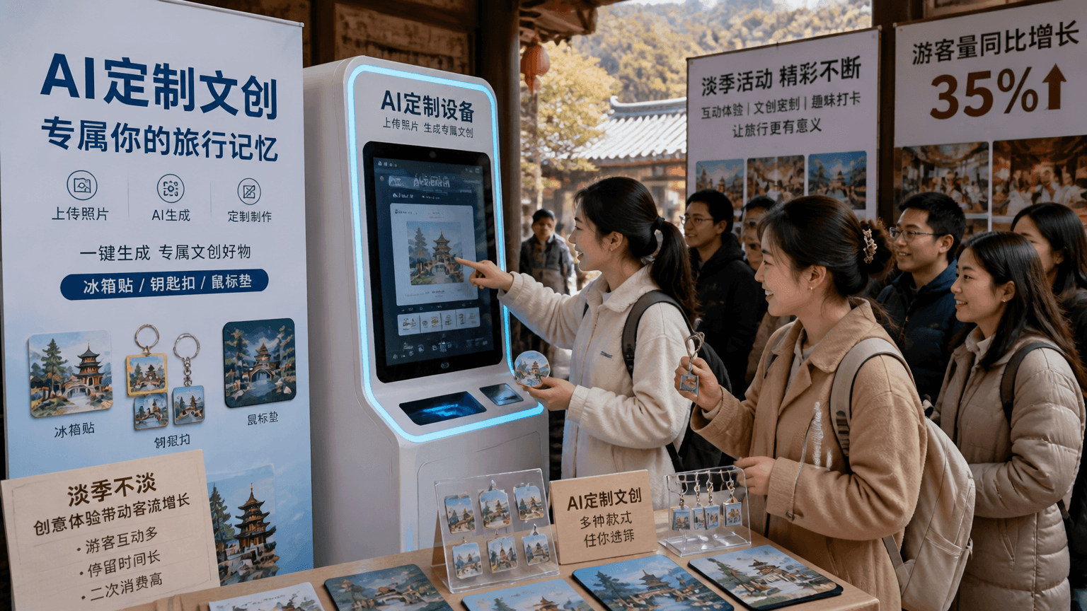 淡季引流新思路：AI定制项目如何借助线下活动实现客流增长