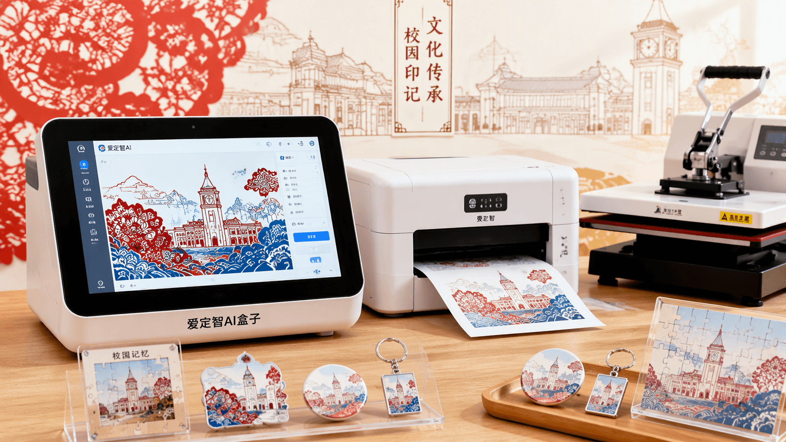 AI能否精准表达地域文化非遗校园主题文化内涵?爱定智解析