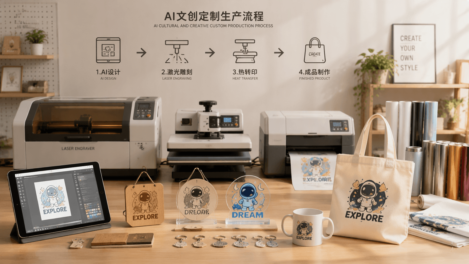 爱定智AI文创定制项目:平衡产品定价、材料成本与AI设计时间成本的实践