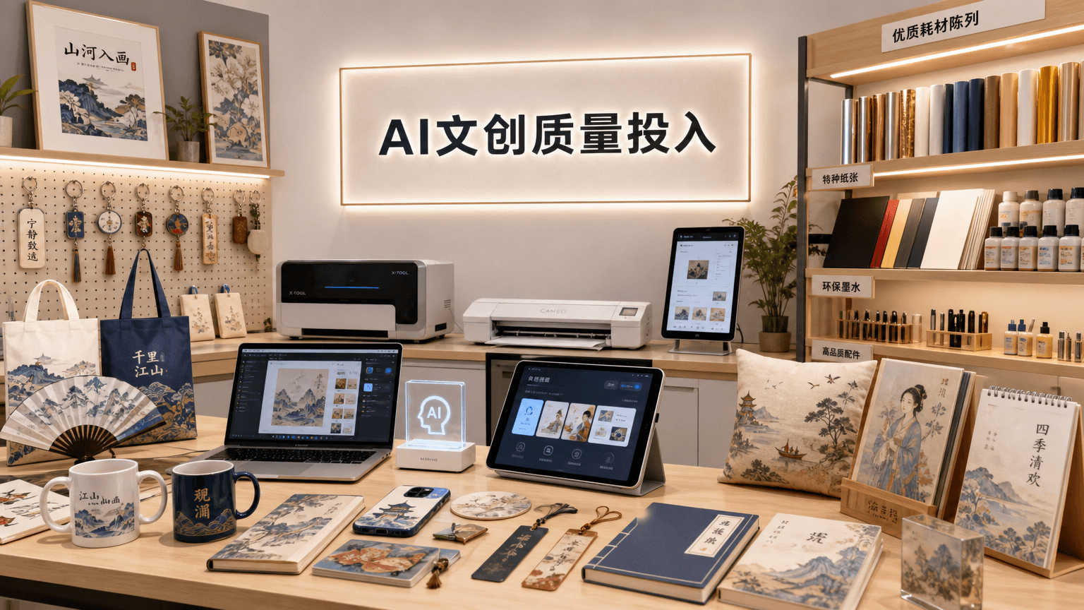 AI文创提升产品质量:哪些成本投入值得,哪些涨价顾客无感?