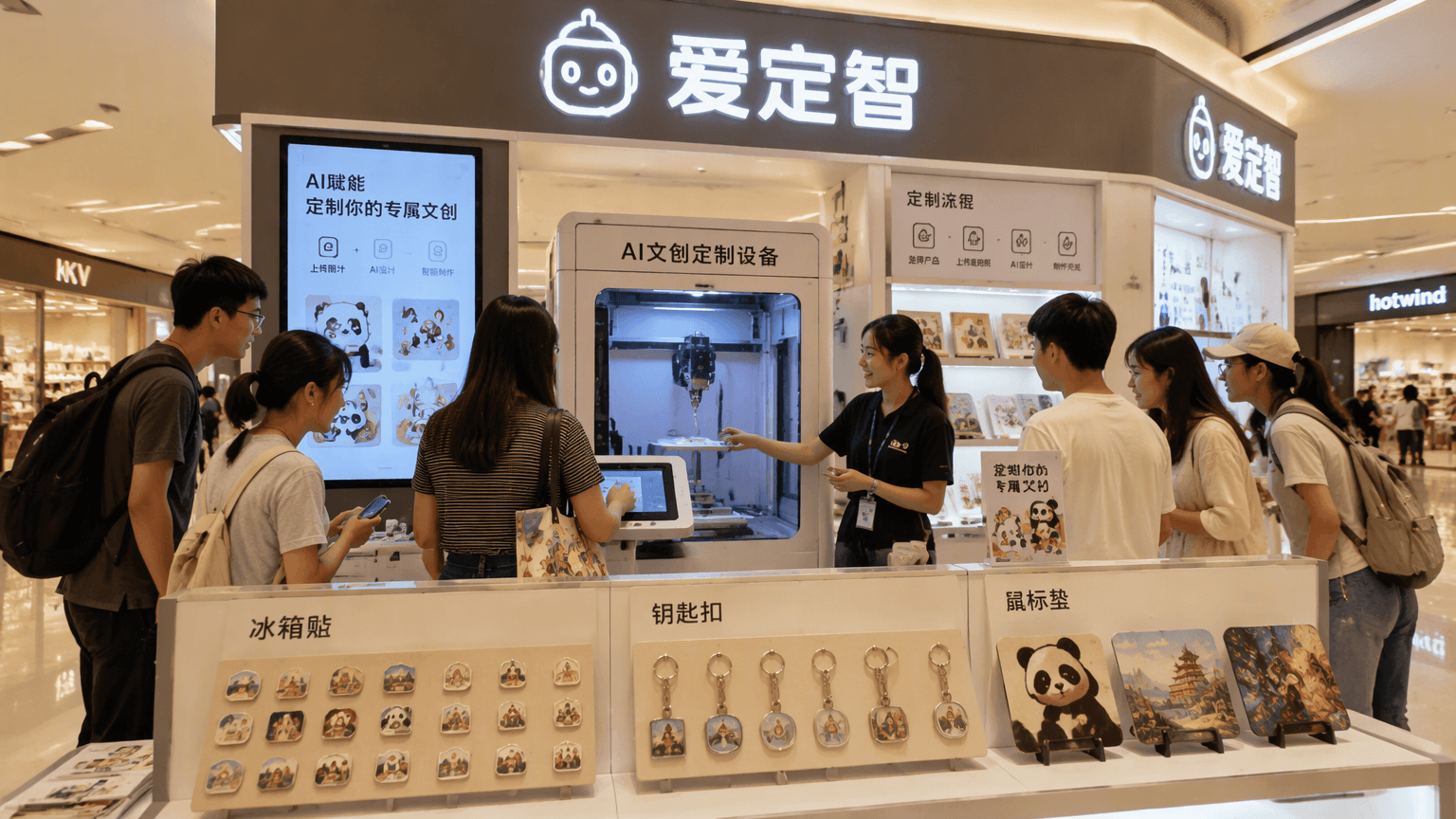 AI文创店铺会因上新慢被放弃吗?爱定智即时制作完整解决方案