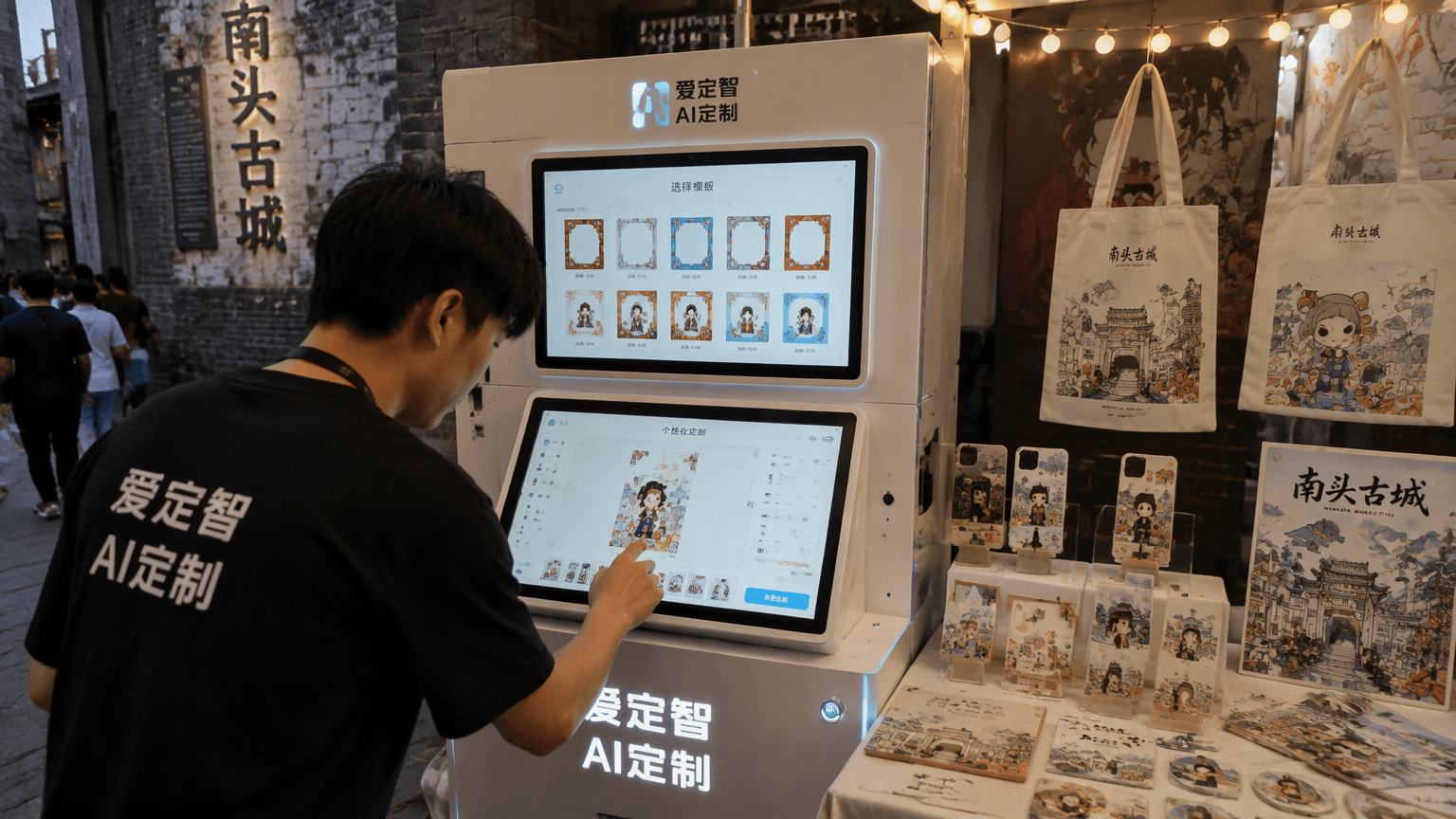 南头古城ATM潮玩店与罗湖人民公园摆摊项目