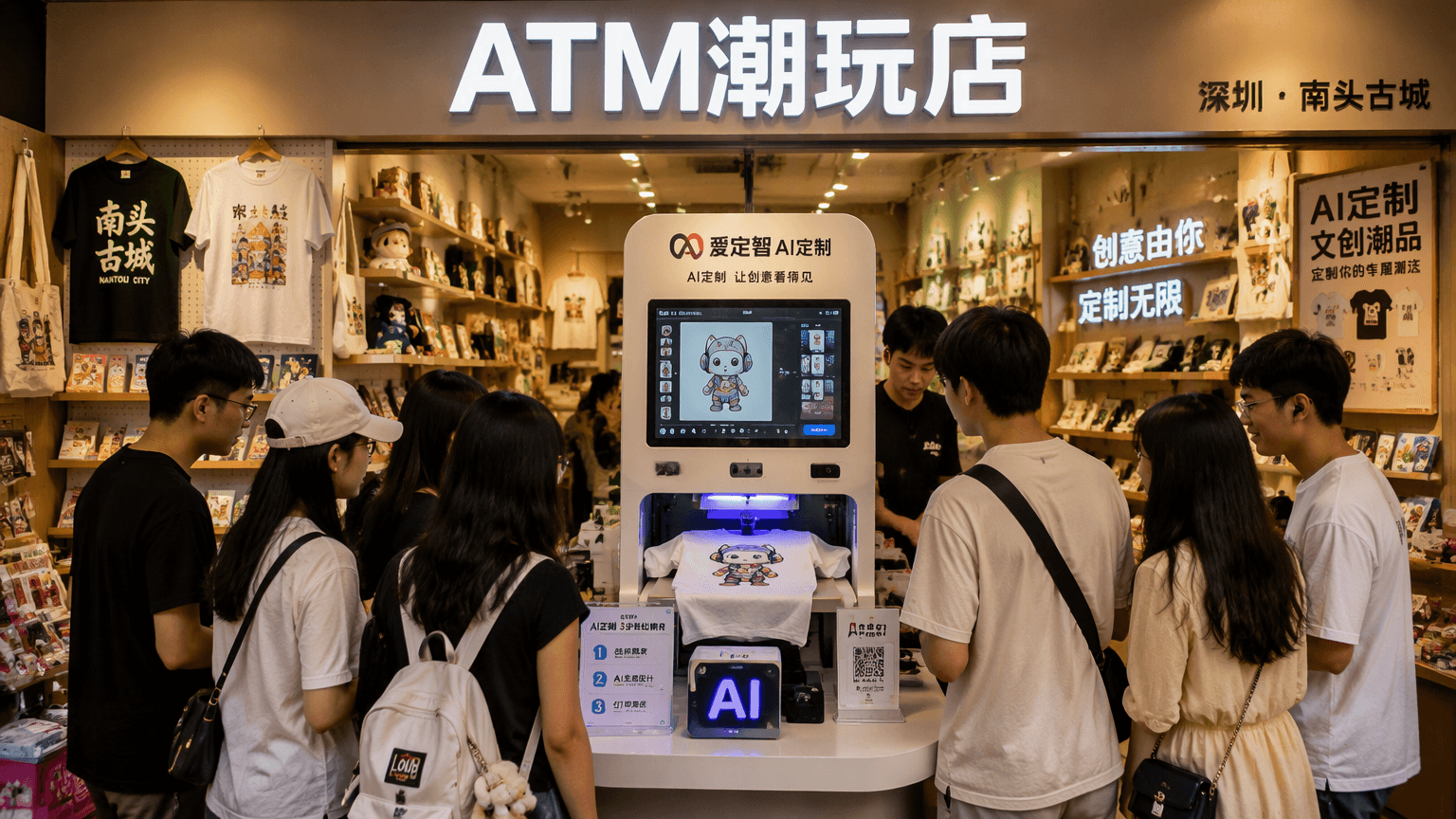 深圳南头古城ATM潮玩店