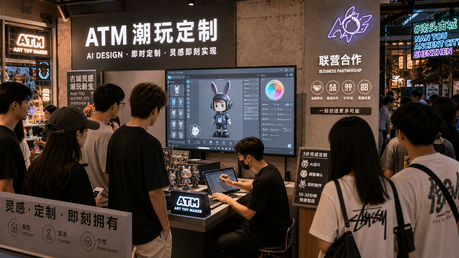 深圳南头古城ATM潮玩店