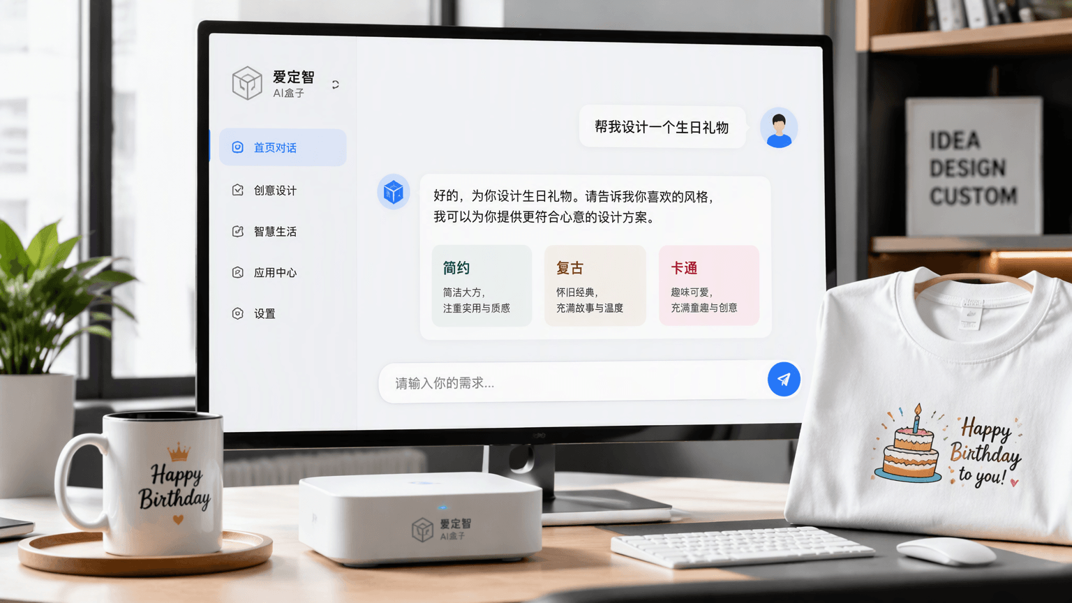 从模糊到清晰:爱定智AI盒子如何引导用户表达个性化定制需求
