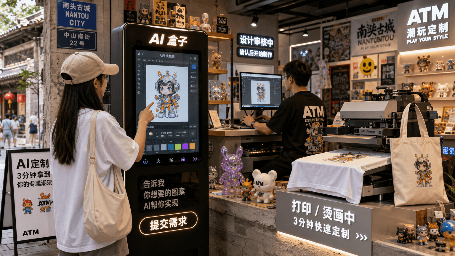 深圳南头古城ATM潮玩店